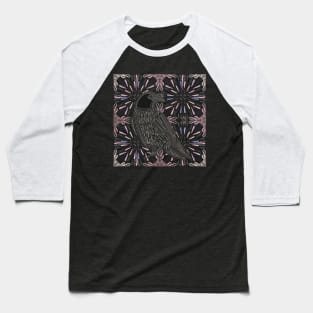 Raven Bird | Decorated Crow | Bird Lovers Gift Baseball T-Shirt